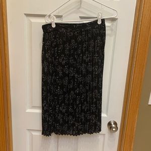 A new day pleated midi skirt with faces